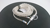 MMCX 4.4mm Silver Color handmake braiding Headphone